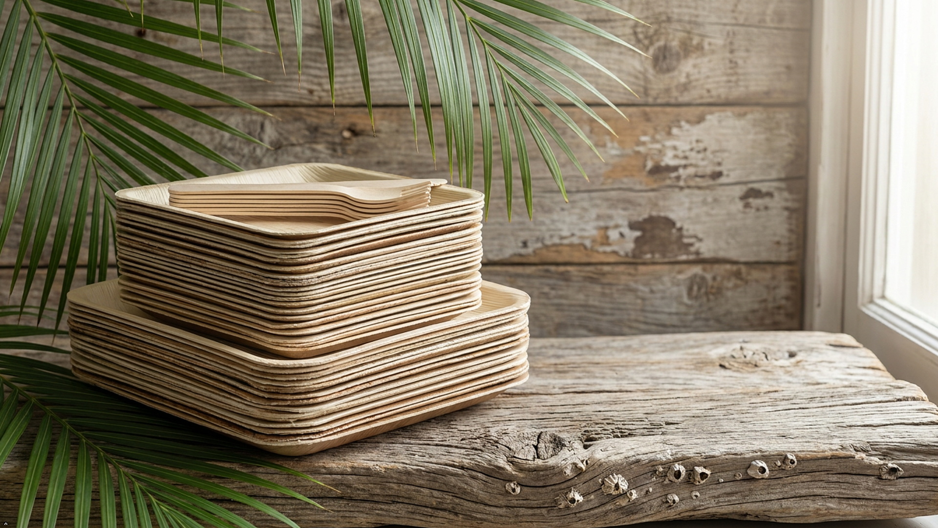 Bamboo Plates Disposable: Sustainable Elegance with Lericopez Eco-Friendly Tableware