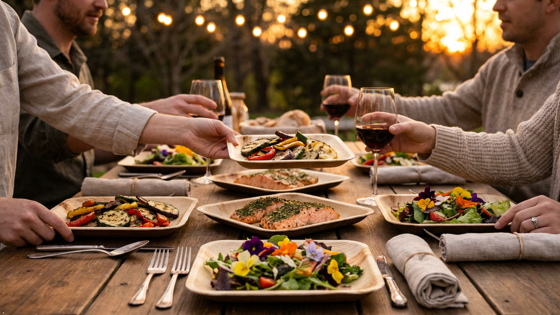 Palm Leaf Plates for Weddings: Elegant, Eco-Friendly Dinnerware for Your Perfect Day